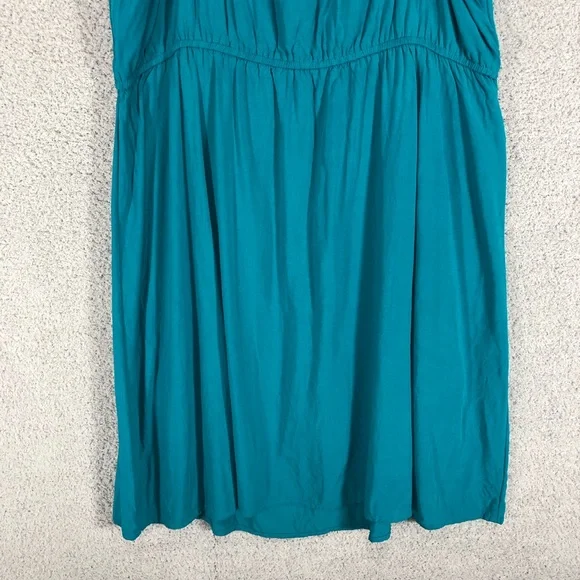 Old Navy Turquoise Sleeveless Dress Size XL Ruffle Details Flowy Lightweight - Picture 9 of 13